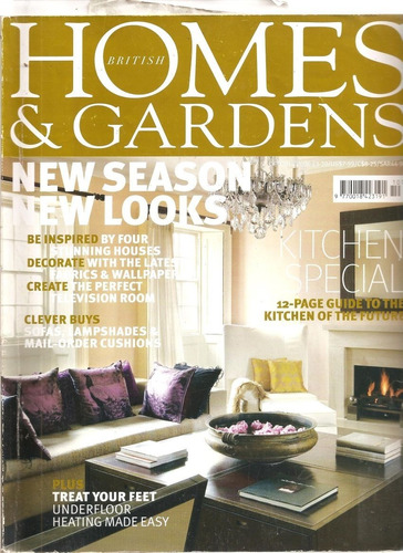 Revista British Homes & Gardens Out 2006 Em Inglês