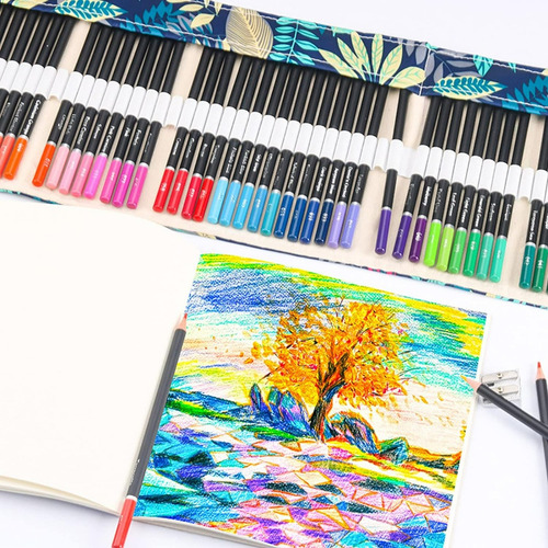 Juego De Lapices De Colores 76pcs Dibujo Profesional Trazo 76 piezas
