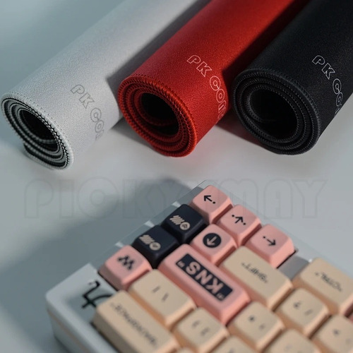 Mousepad Gamer Pk Control 1 Cores Rosa/cinza/preto/vermelho