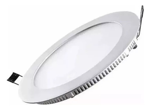 Foco Panel Led Redondo Embutido 25w Luz Calida