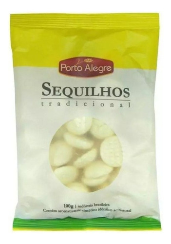 Biscoito Sequilho Tradicional Porto Alegre Pacote 100g