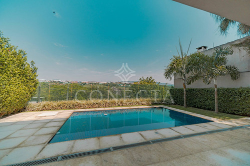 Imagem 2 de 18 de Casa Para Locação Em Alphaville - Residencial 6 - 488m² - 4 Suítes - Vista Para Area Verde - Lazer Completo - Cnc1507-2