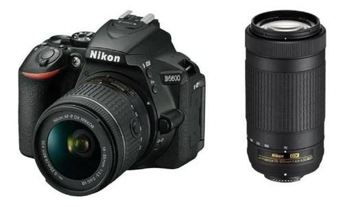 Imagem 1 de 3 de Camera Nikon D5600 Kit 18-55 Vr + 70-300
