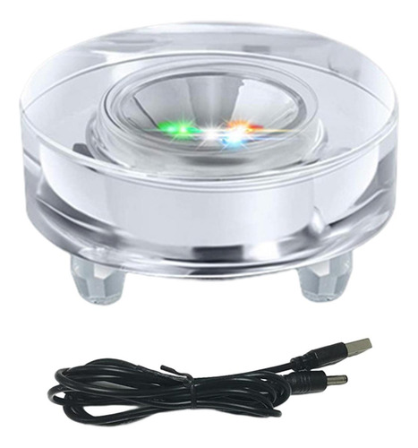 Base De Luz Led Soporte Recargable Para Estatuas De Estilo E