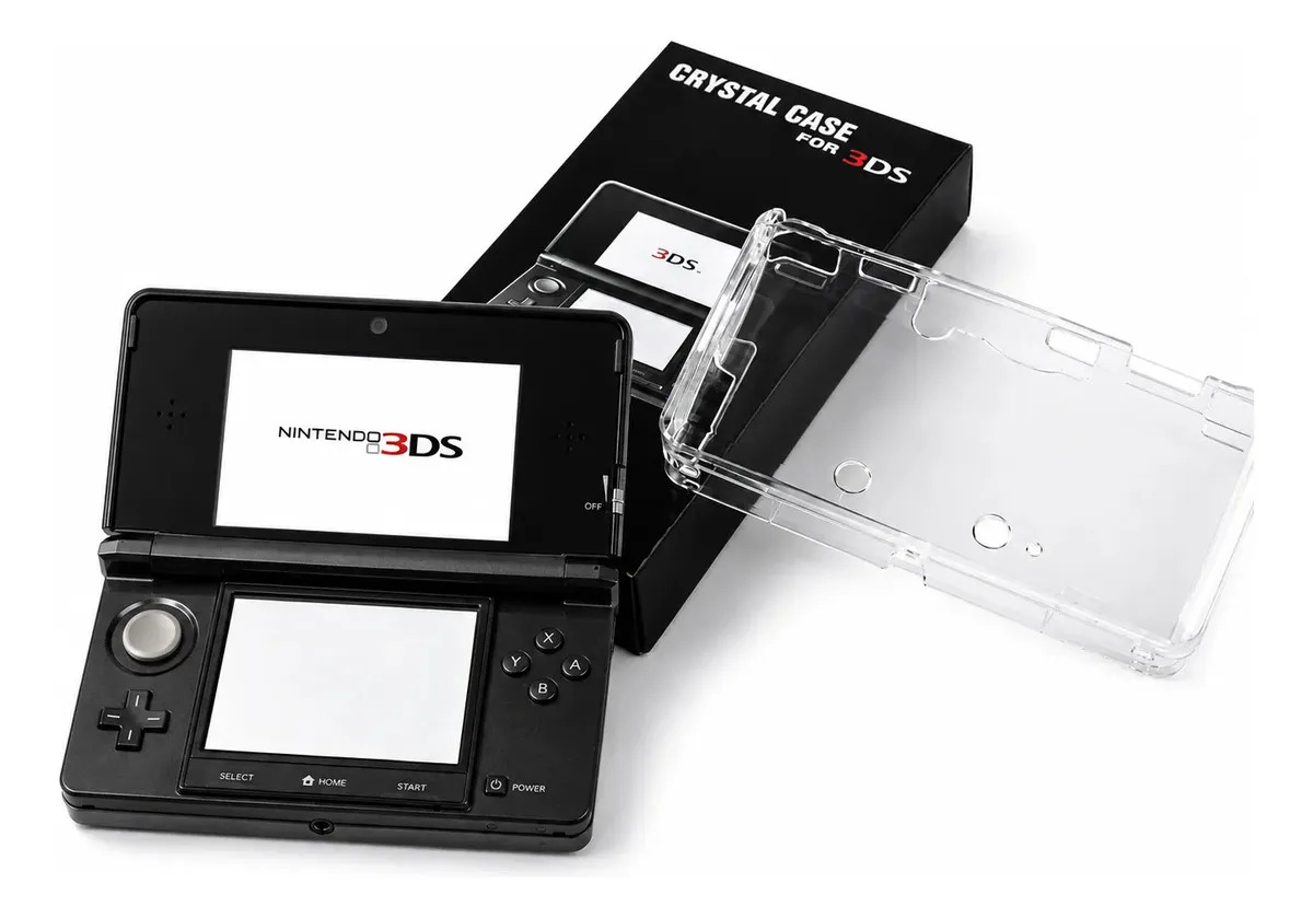 Case Acrilico Nintendo 3ds Old Pequeno 3ds Cor Transparente
