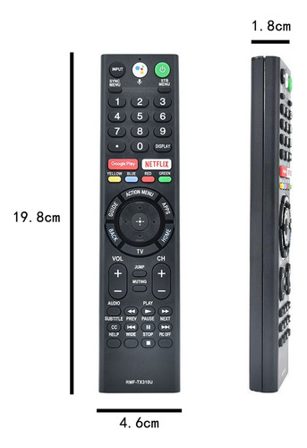 Js Nuevo Control Remoto Por Voz Rmf-tx310u Para Bravia Xbr-4