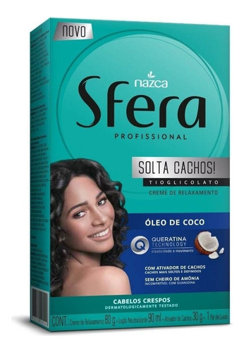 Kit Relaxamento Solta Cachos Sfera Profissional Nazca