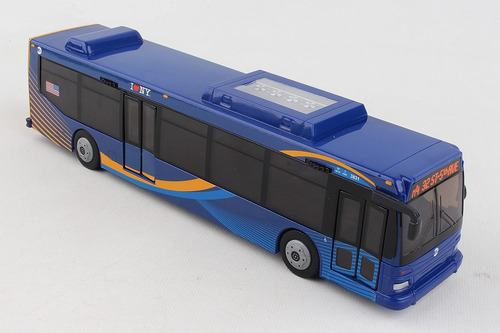 Autobús Único Daron Mta De 11 Pulgadas Con Nueva Librea Azul