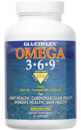 Omega 3-6-9 90caps Glucoflex - Unidad a $1921