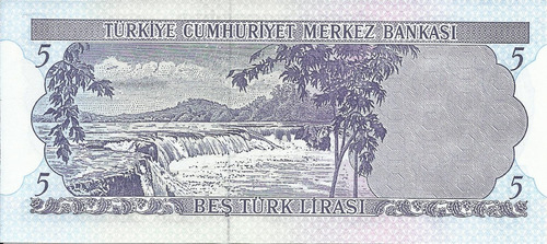 Turquia 5 Liras 1970
