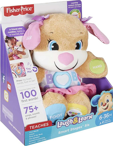 Irmã Cachorrinho Smart Stages Fala Em Português Fisher Price