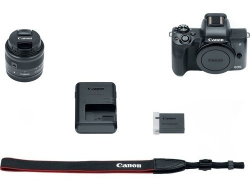 Canon Eos M50 Mirrorless Con Lente 15-45mm Y Adaptador Ef
