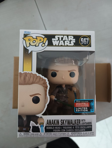 Funko Pop Star Wars Anakin Skywalker + Jabba (Usado)