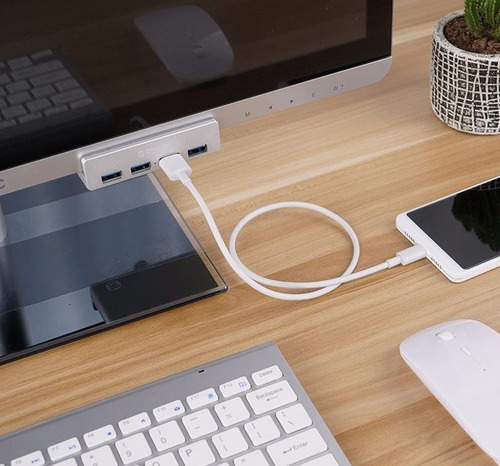Orico Mh4pu Usb3.0 4 Puertos Monitor Mesa Clip Tipo Hub