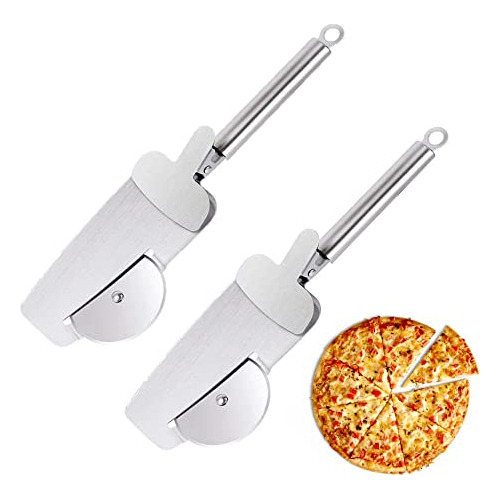 Cortador Y Servidor De Pizza Ez Kitchen 2 Pcs, Cortador...