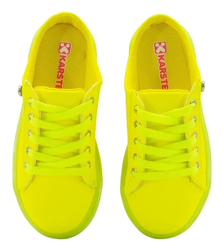 Tenis amarillos niña hotsell