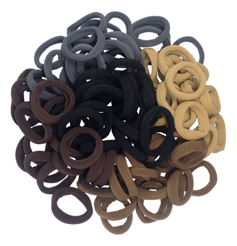 Bandas For El Cabello Lazos For Cabello Grueso 100 Piezas