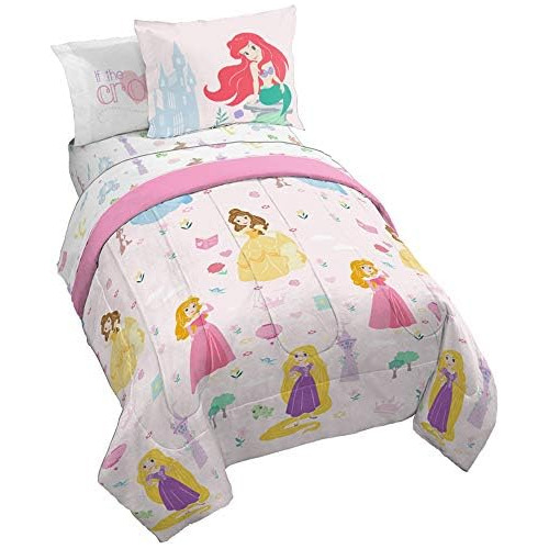 Juego De Cama De Princesa De Disney Corte De Papel, Tam...