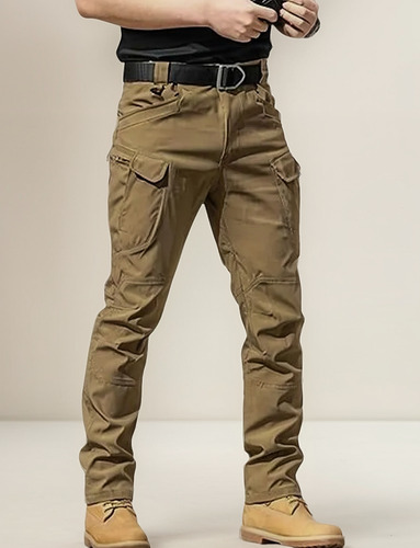 Pantalón Táctico Fuerzas Impermeables Cargo Multi Bolsillo