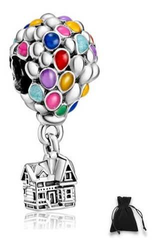 Charm Globo Casa Up Compatible Pandor Plata 925 Regalo