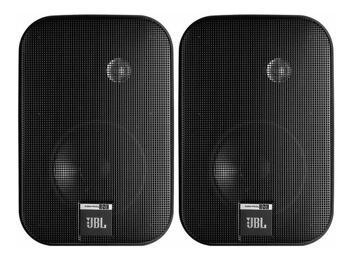 Par Caixas De Som Satélite Monitoras Jbl Control One Preta