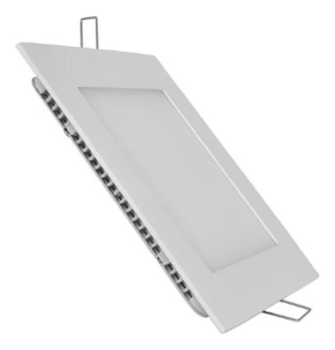 Plafón Cuadrado Led Embutir 6w - Luz Fría X 6 Unidades