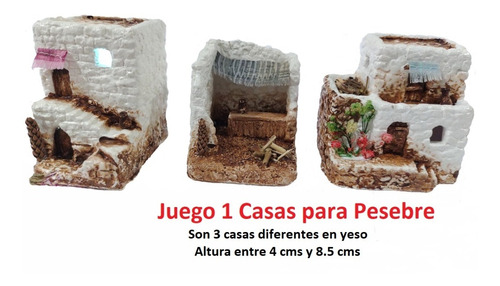 Casas Para Pesebre - Belén - Navidad - 