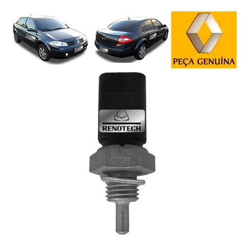 Sensor Temperatura Injeçao Preto Megane 06 A 13 226306024r