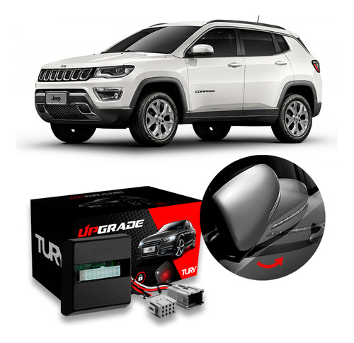 Modulo Recolhimento Retrovisor Jeep Compass 2017 A 2021 Tury