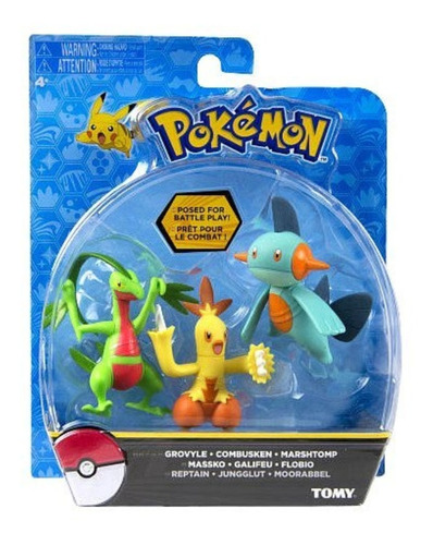 Pokemon - Grovyle - Combusken - Marshtop - 6cm - Original