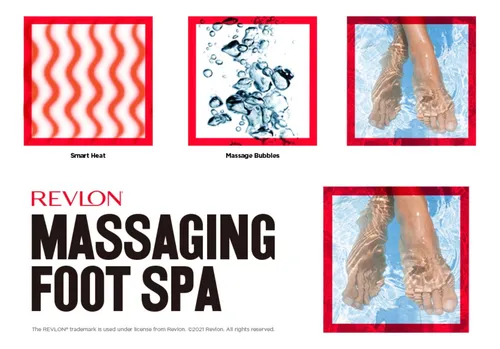 Ba o De Burbujas Revlon Tina Par Pies Spa Pedicure Relajante