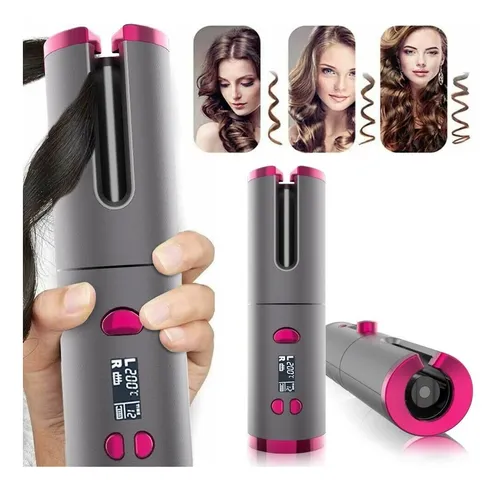 Imagen 1 de 3 de Rizador De Pelo Automático Cerámica Recargable 200 °c