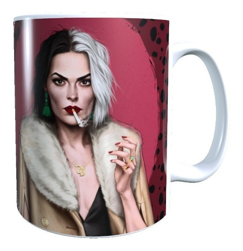 Taza - Tazón Diseño Cruella De Vil, Alta Calidad De Imagen