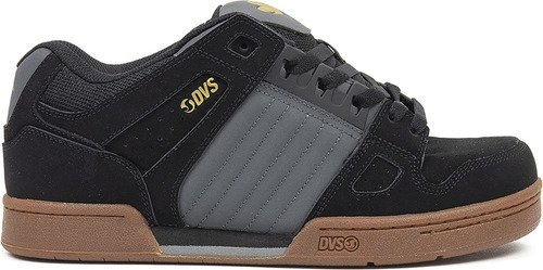 Imagen 2 de 6 de Tenis Dvs Celsius 964 Black Charcoal Gum Skate Hombre