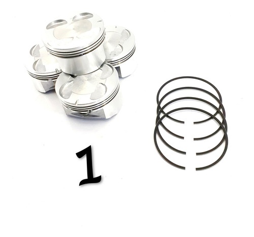 Pistones Con Anillos Y Mueca Optra Design Montana 0.30 0,75