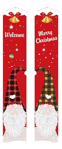Letreros De Bienvenida Con Forma De Gnomo Navideño For Porc