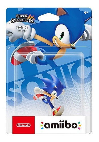 Figura Sonic The Hedgehog Con Caja Nintendo Super Smash Bros