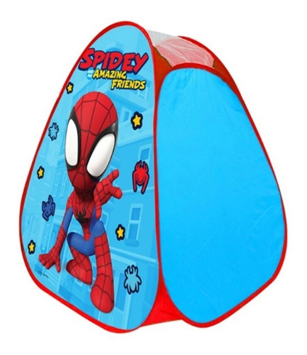 Carpa Casita Spiderman Plegado Fácil Spidey Original Araña