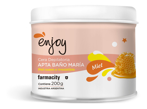 Cera Depilatoria Enjoy Miel Piel Suave X 200 G