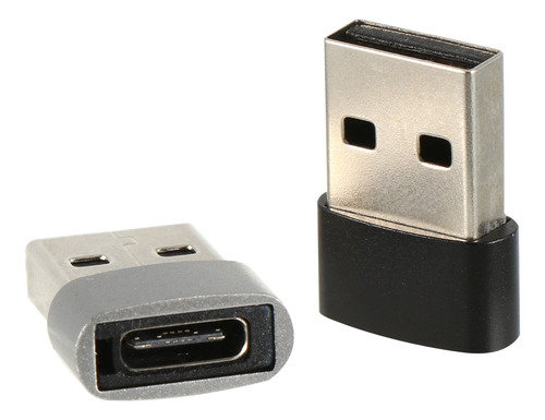 2 Unidades De Adaptador Usb 2.0a Para Tipo C Usb 2.0a Macho