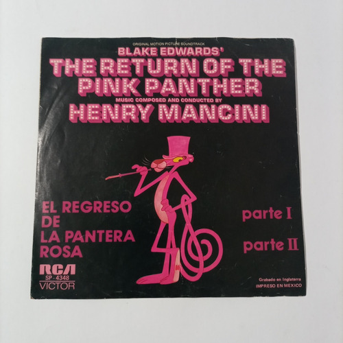 Henry Mancini The Return Of The Pink Panther Ep 1975 Sound 