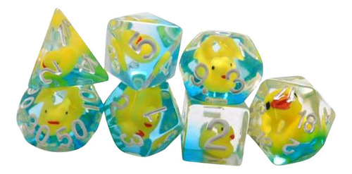 7x Dados De Varios Lados Suministros Para Fiestas Juego De