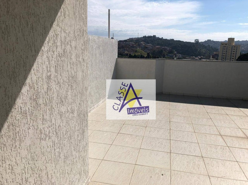 Imagem 4 de 20 de Cobertura Com 2 Dormitórios Para Alugar, 90 M² Por R$ 1.850/mês - Vila Guarani - Mauá/sp - Co0042