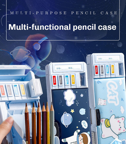 Para Ff Estuche Multifuncional De Gran Capacidad For Lápices