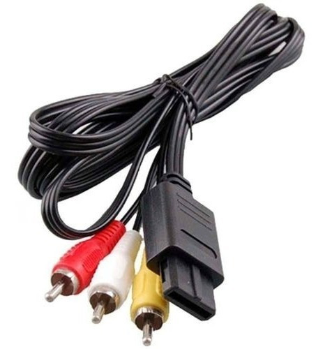 Imagem 4 de 5 de Cabo Audio E Video Av Para Super Nintendo Snes Game Cube N64