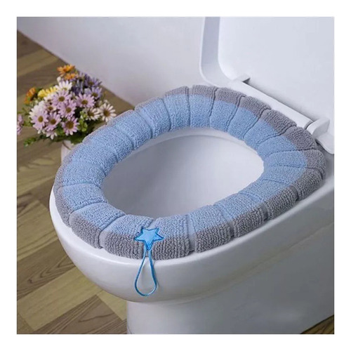 4 Cubre Asiento Funda Lavable Cálida Inodoro Taza Wc Baño,