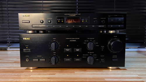 Amplificador Teac A-x5030 + Sintonizador T-x3000!!!! Tbaudio Negro (Usado)