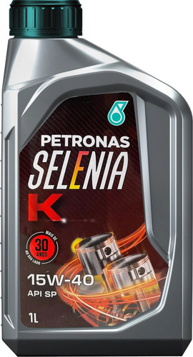 Óleo Petronas Selenia K 15w40 Api Sp Semi Sintético 1 Litro