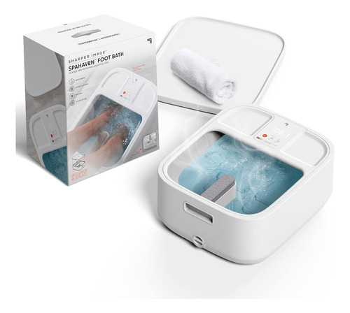 Masajeador Pies Sharper Image Hydro Spa Pantalla Lcd Rodillo