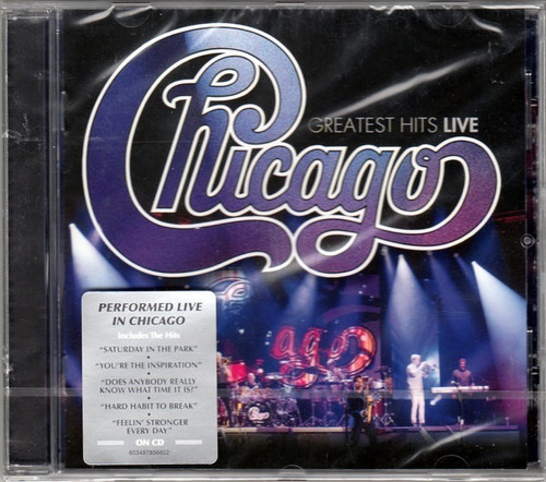 Chicago Greatest Hits Live Cd Nuevo Eu Musicovinyl
